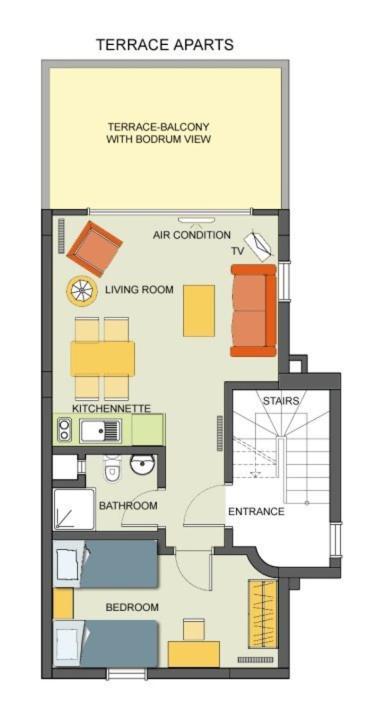 Emelce Apart Bodrum Ngoại thất bức ảnh
